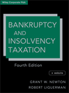 Bankruptcy and Insolvency Taxation (eBook): Corporate F&A Series, Book 576